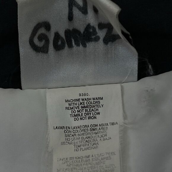 Vintage Adidas Puffer Jacket Coat Y2K Mens XL Black Logo Full Zip Quilted 90s - Picture 10 of 11